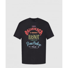 발렌시아가 로고 프린트 반팔