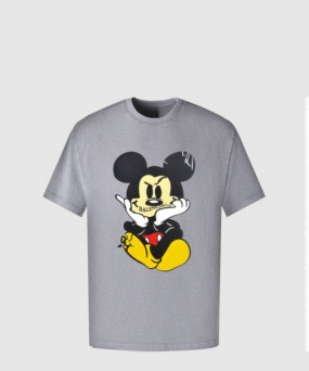 발렌시아가 로고 프린트 반팔