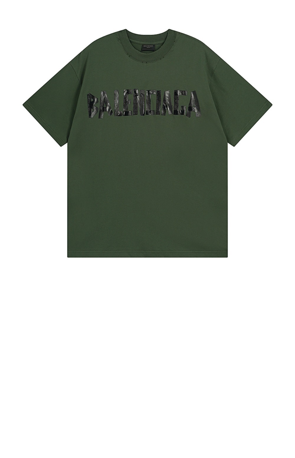 발렌시아가 로고 프린트 반팔