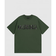 발렌시아가 로고 프린트 반팔