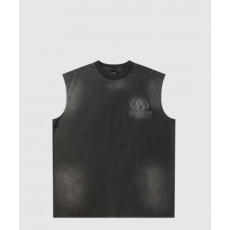 발렌시아가 로고 민소매 톱