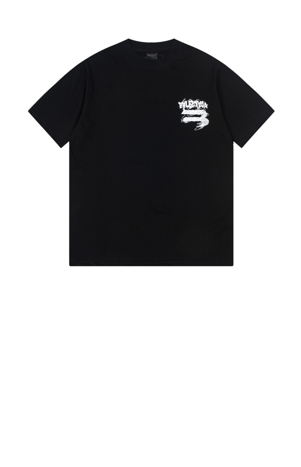 발렌시아가 로고 프린트 반팔