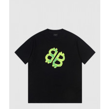 발렌시아가 로고 프린트 반팔