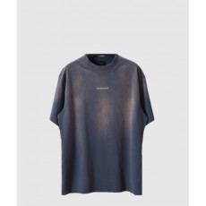 발렌시아가 로고 프린트 반팔