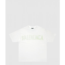 발렌시아가 로고 프린트 반팔