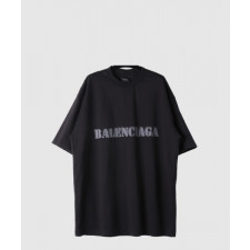 발렌시아가 로고 프린트 반팔