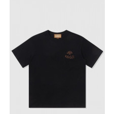 발렌시아가 로고 프린트 반팔