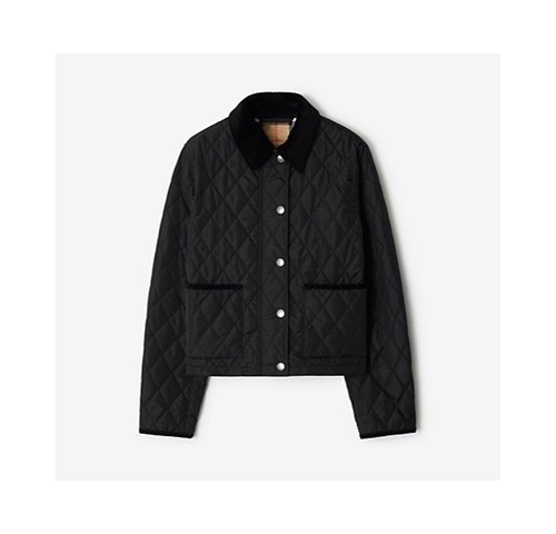 버버리 다이아몬드 퀄팅 숏 코트