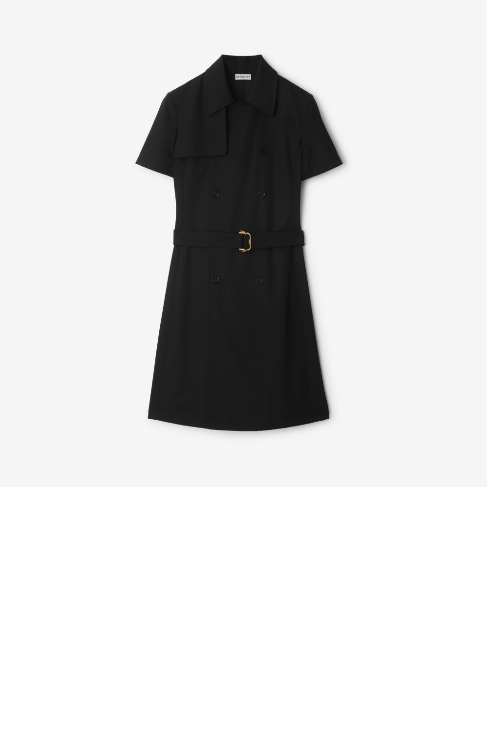 버버리 울 트렌치 드레스