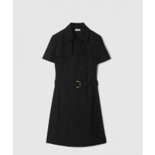 버버리 울 트렌치 드레스