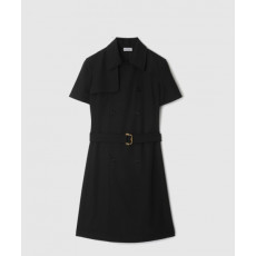 버버리 울 트렌치 드레스