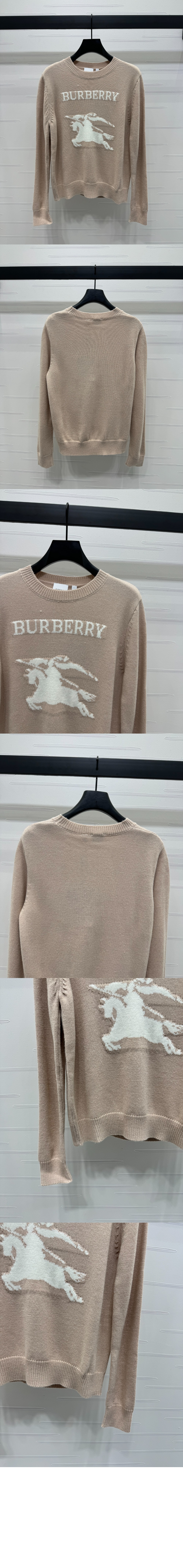 버버리 울 캐시미어 스웨터