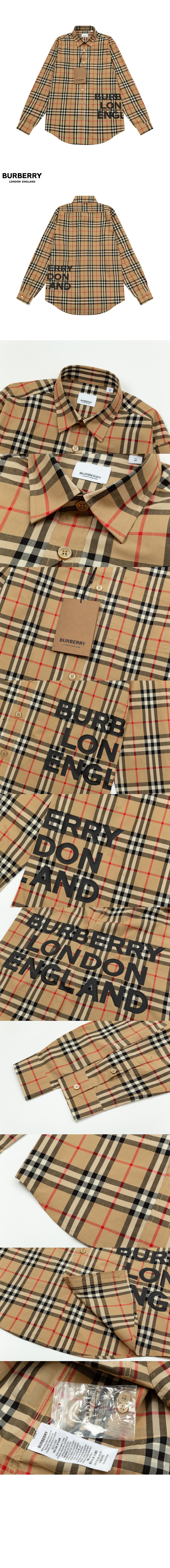 버버리 체크 셔츠