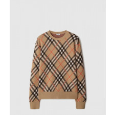 버버리 프린트 니트 톱