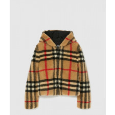 버버리 체크 플리스 재킷