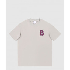 버버리 로고 코튼 티셔츠