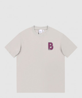 버버리 로고 코튼 티셔츠