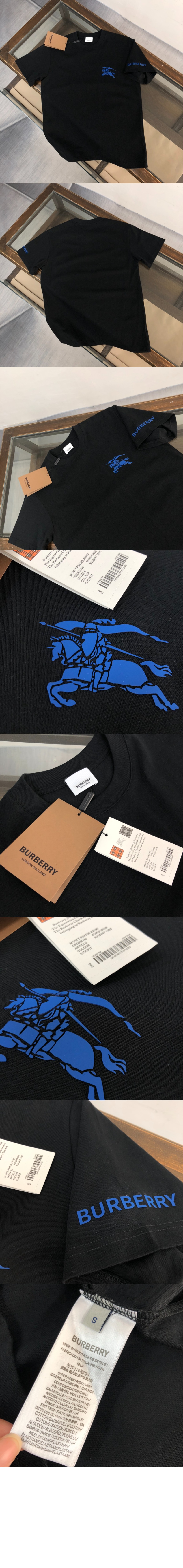 버버리 코튼 티셔