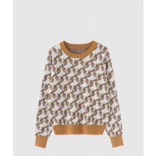 버버리 빌리엘 패턴 니트