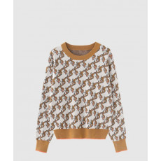 버버리 빌리엘 패턴 니트