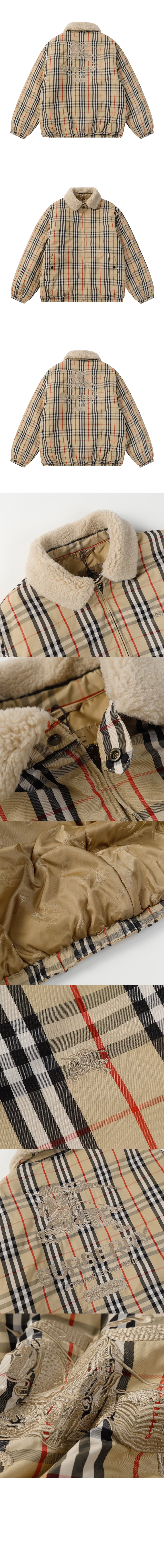 버버리 셰어링 퍼퍼 재킷