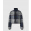 버버리 크롭 체크 퍼퍼 재킷