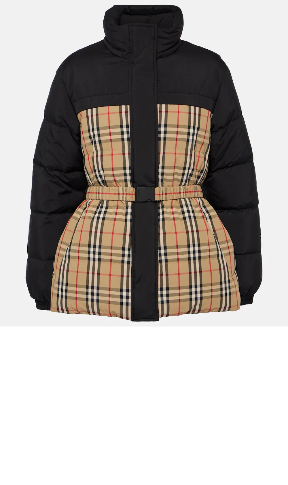 버버리 리버시블 체크 퍼퍼 재킷