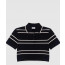 생로랑 스트라이프 로고 폴로셔츠 반팔