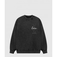 생로랑 로고 프린트 면 톱