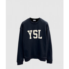 생로랑 플라워 코튼 톱