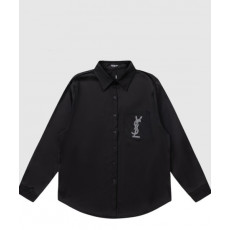 생로랑 코튼 포플린 소재의 셔츠