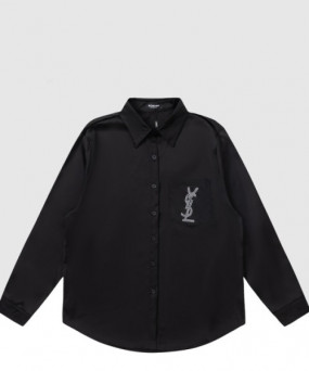 생로랑 코튼 포플린 소재의 셔츠