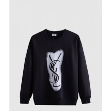 생로랑 플라워 코튼 톱