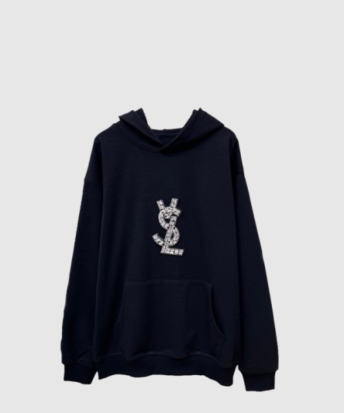 생로랑 플라워 코튼 톱