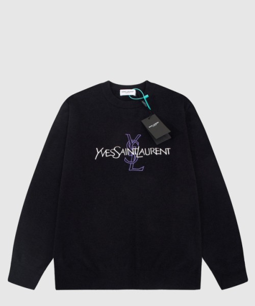 생로랑 플라워 코튼 톱