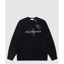 생로랑 플라워 코튼 톱