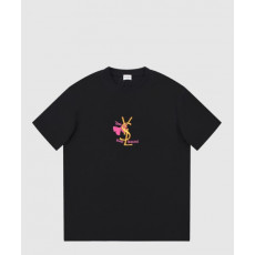 생로랑 로고 프린트 반팔