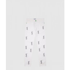 생로랑 로고 캐주얼 팬츠