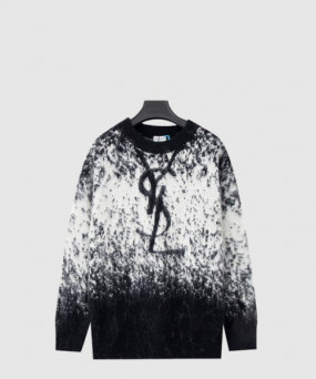 생로랑 플라워 코튼 톱