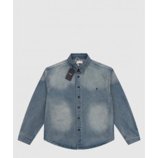 생로랑 로고 데님 재킷