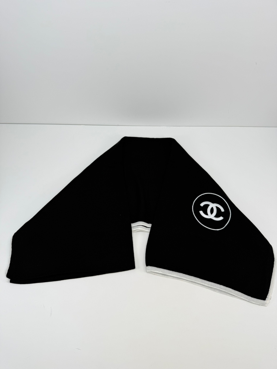 샤넬 CC로고 스톨 캐시미어 실크 머플러 A52032
