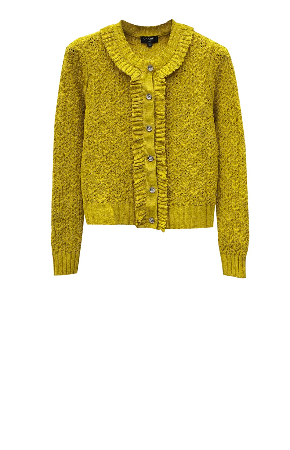 샤넬 프린트 니트 톱