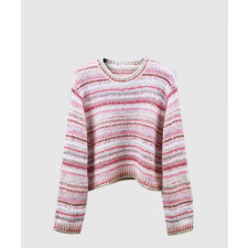 샤넬 프린트 니트 톱