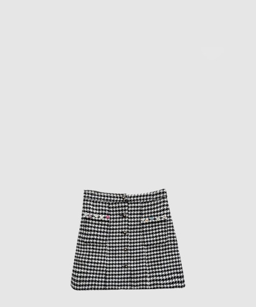 샤넬 로고 하프 스커트