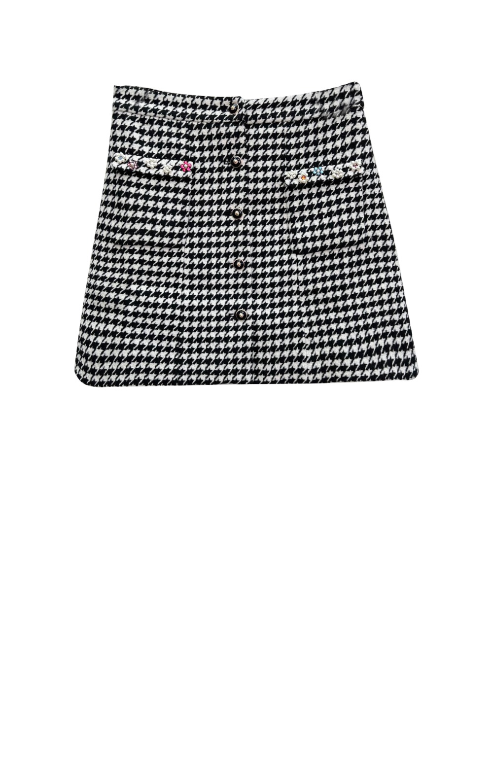 샤넬 로고 하프 스커트