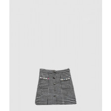 샤넬 로고 하프 스커트