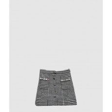 샤넬 로고 하프 스커트