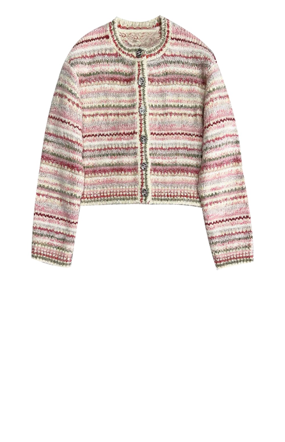 샤넬 프린트 니트 톱