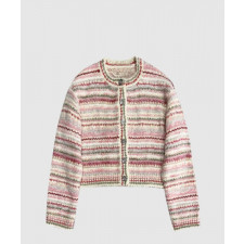 샤넬 프린트 니트 톱