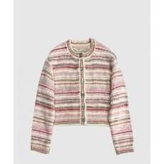 샤넬 프린트 니트 톱